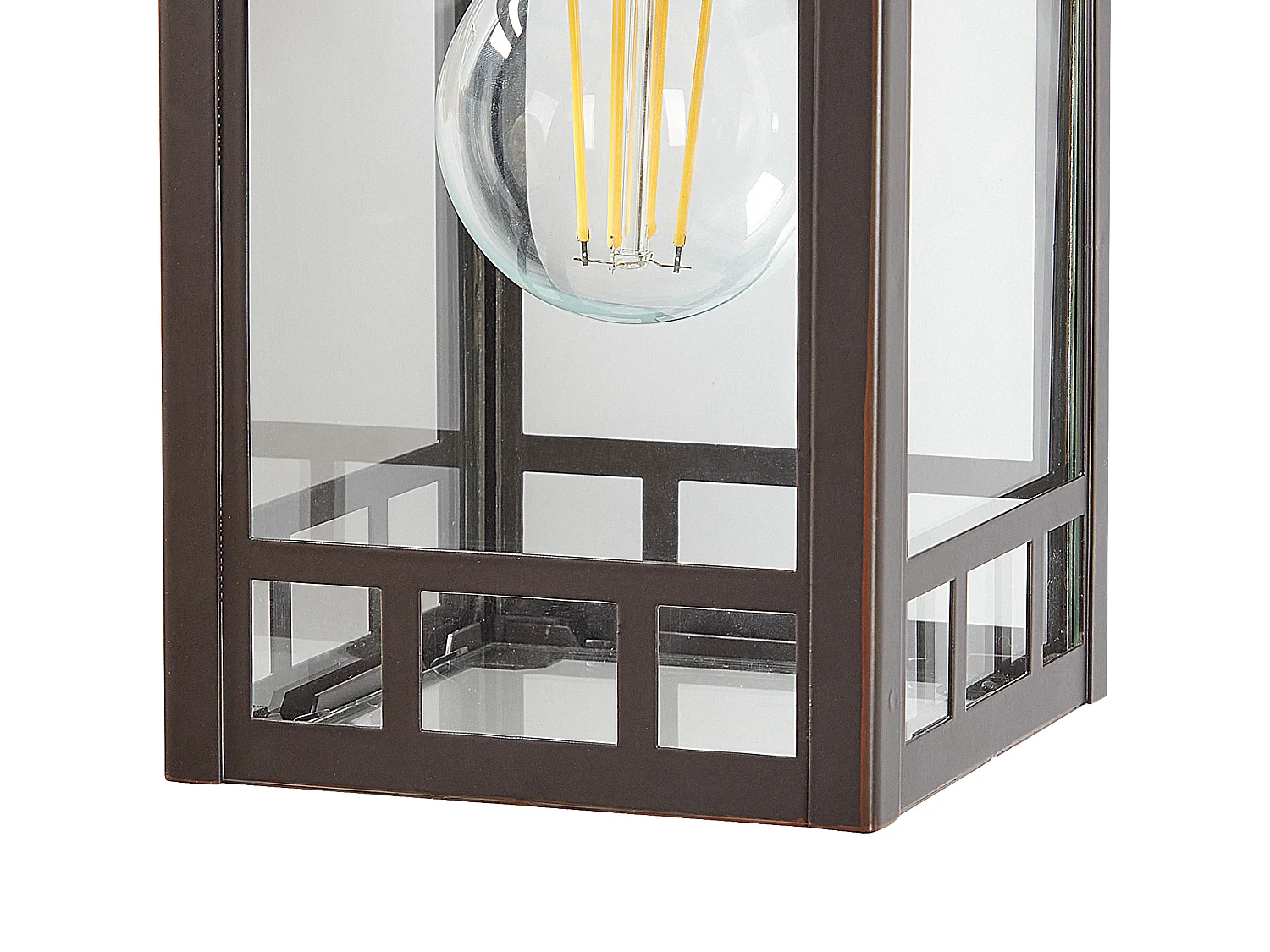 Lampa ścienna ogrodowa HERIOT Czarny