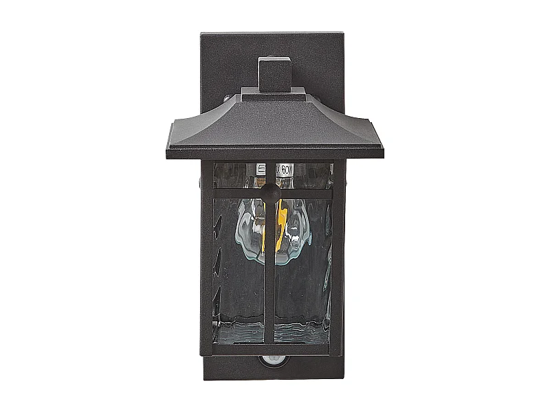 Lampa ścienna ogrodowa TEVIOT Z czujnikiem ruchu Czarny