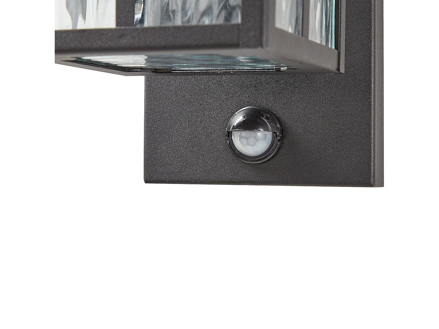 Lampa ścienna ogrodowa TEVIOT Z czujnikiem ruchu Czarny