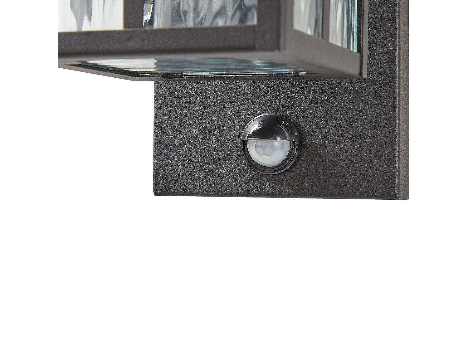 Lampa ścienna ogrodowa TEVIOT Z czujnikiem ruchu Czarny