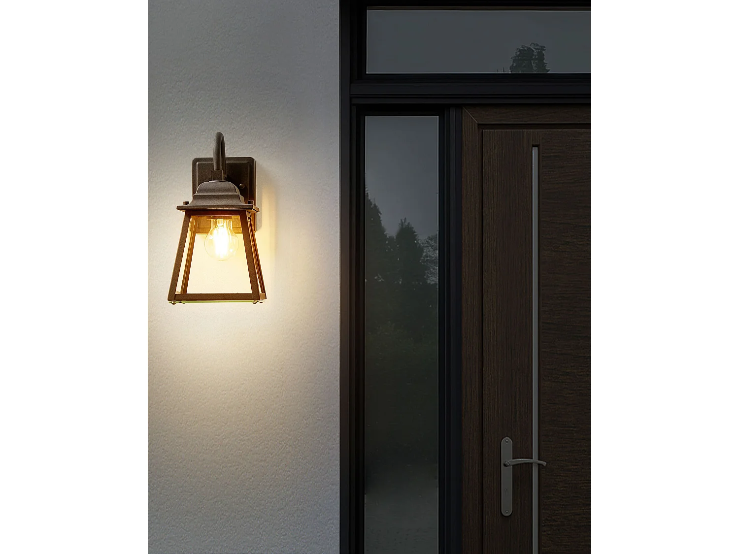 Aussenwandleuchte GARRY Schwarz