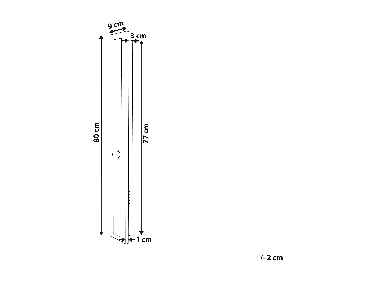 Lampa ścienna ogrodowa LED ROSALIE Złoty