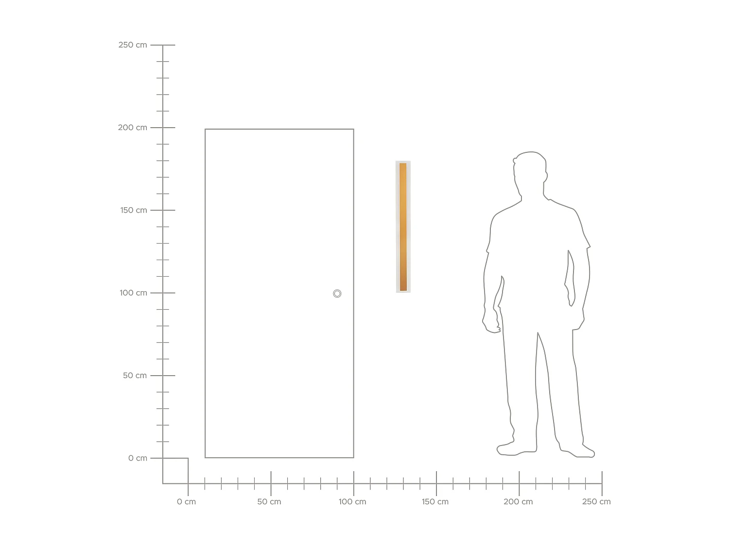 Lampa ścienna ogrodowa LED ROSALIE Złoty