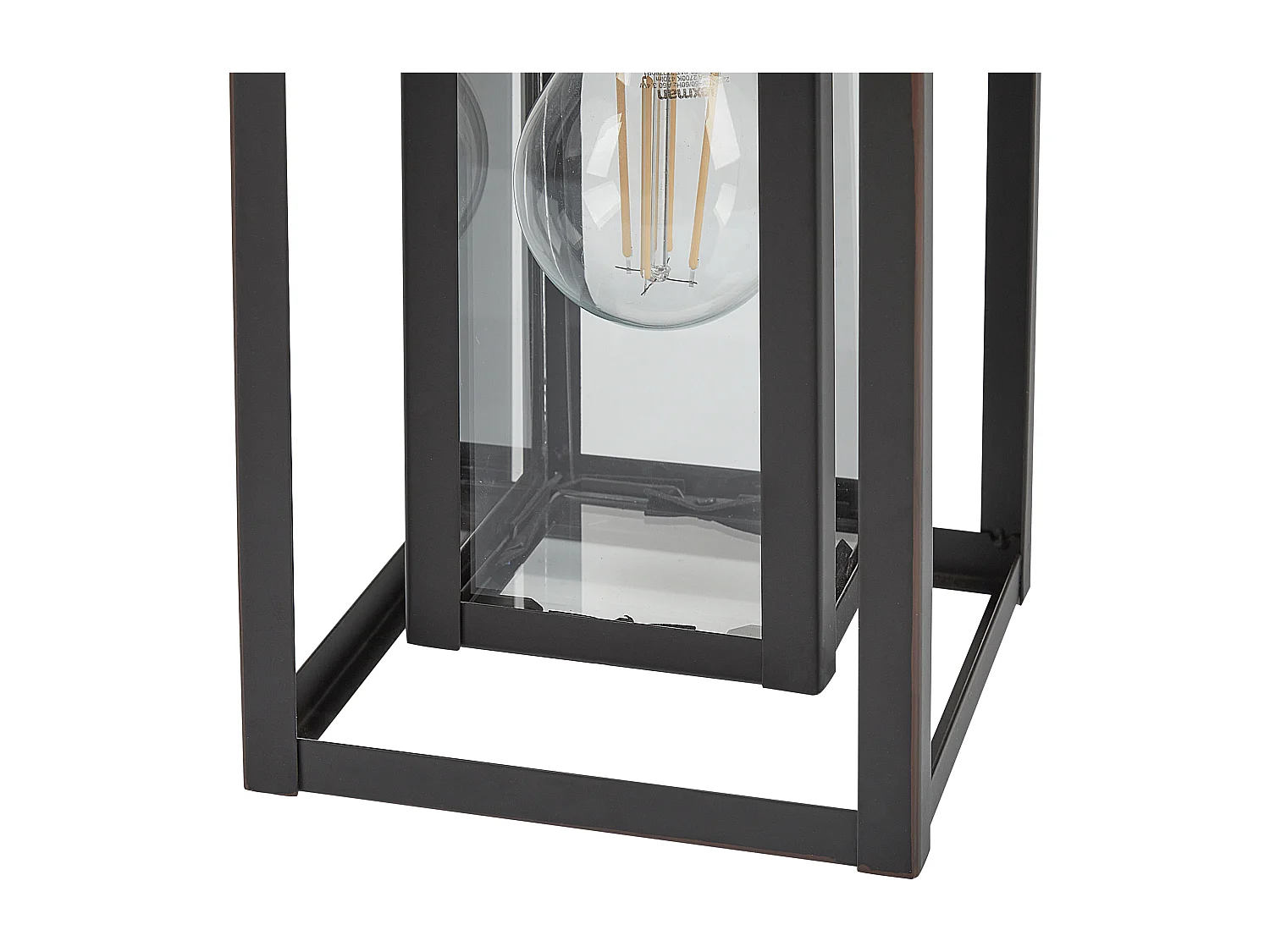 Iluminação de parede para exterior ALMOND Preto