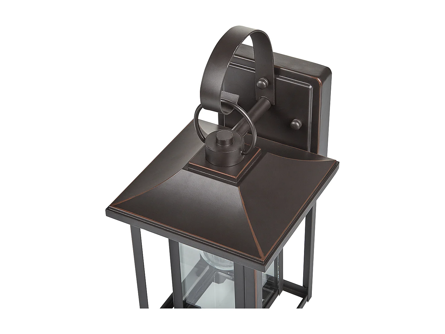 Lampa ścienna ogrodowa ALMOND Czarny