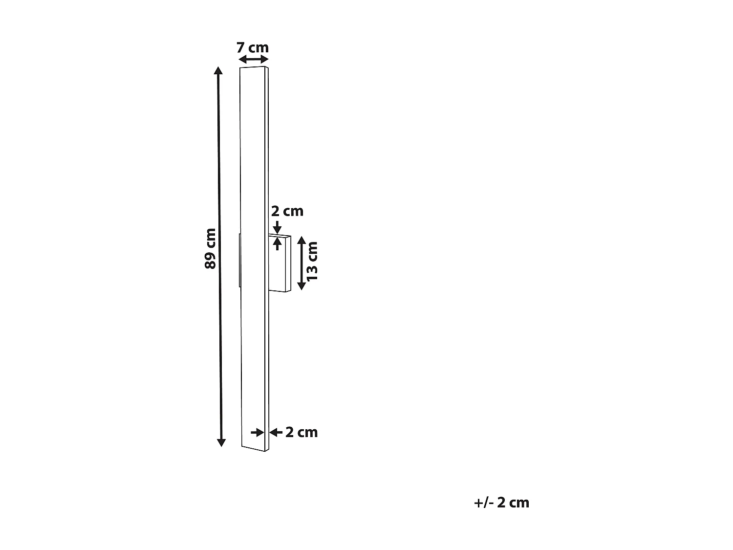LED Aussenwandleuchte MELGAM Schwarz