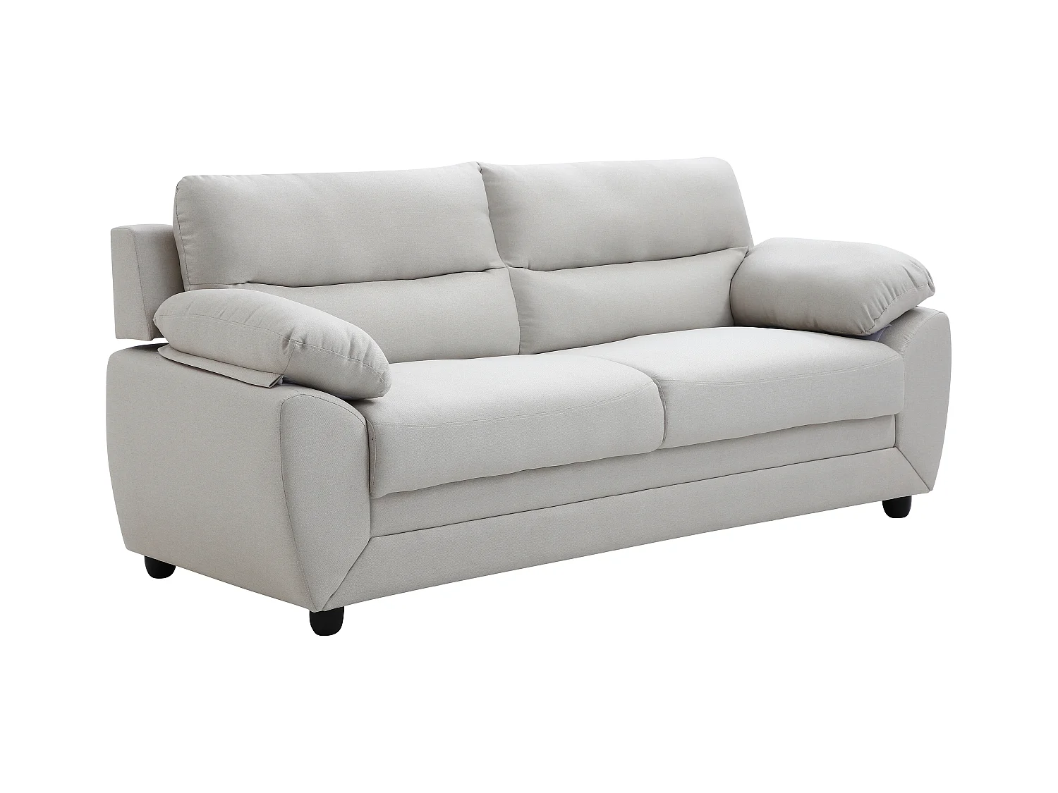 Kanapa 3-osobowa i 2-osobowa z beżową tapicerką - MANOA