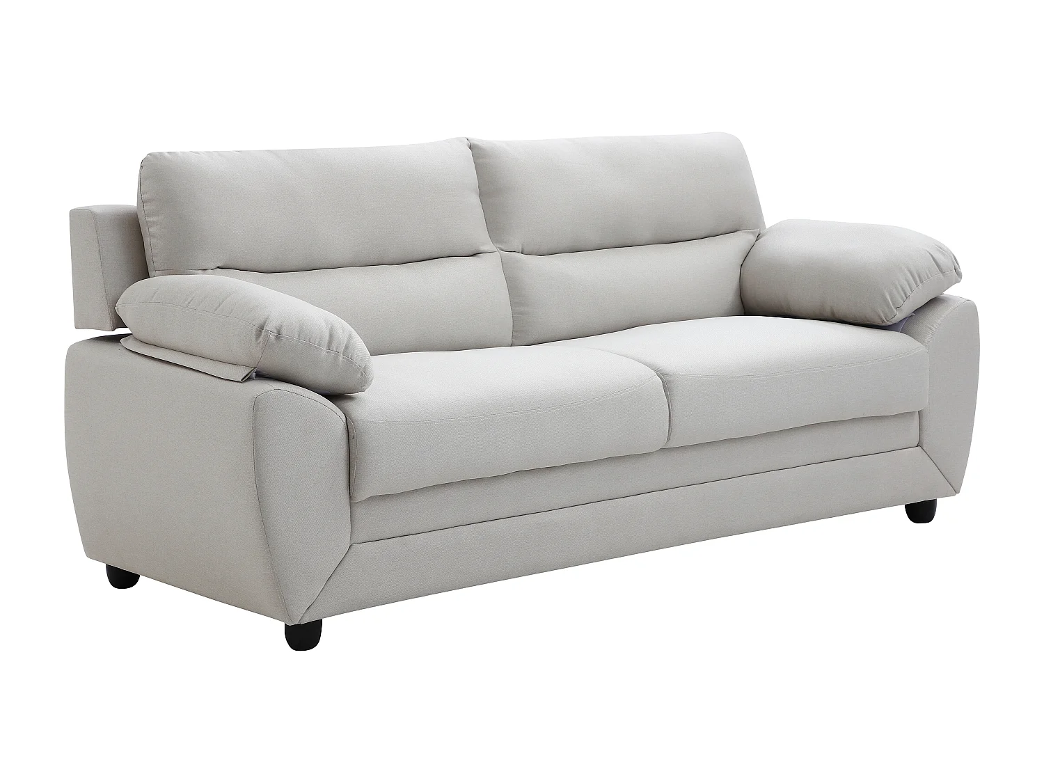 Canapé 3 places et 2 places en tissu beige MANOA