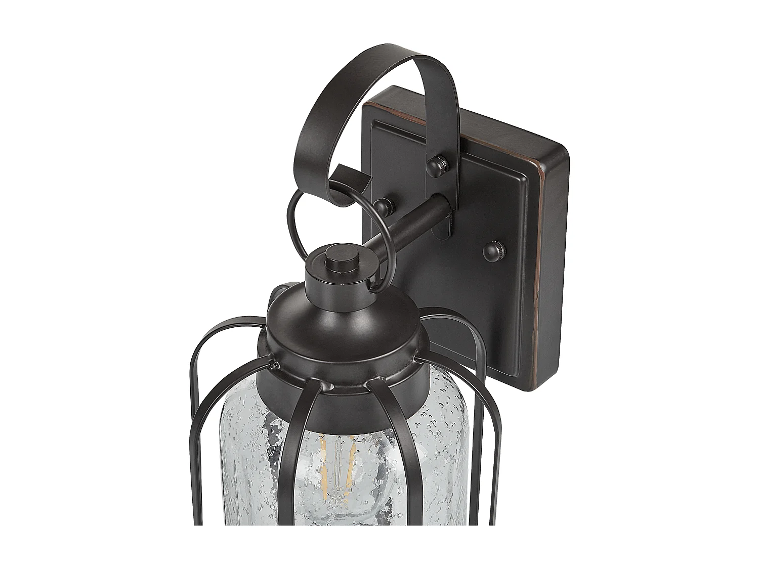 Aussenwandleuchte WOOLER Schwarz