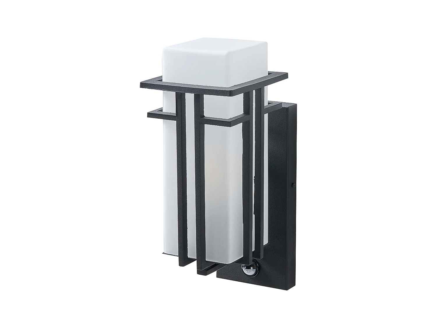 Lampe murale pour l'extérieur COWIE 28 cm Avec détecteur de mouvement Noir