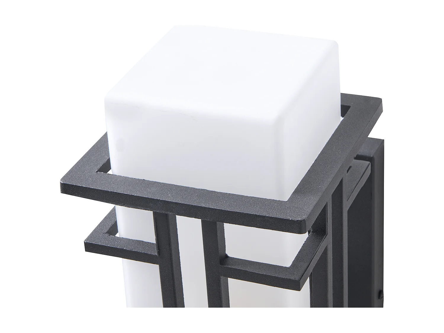 Applique a per esterni COWIE 28 cm con sensore di movimento Nero