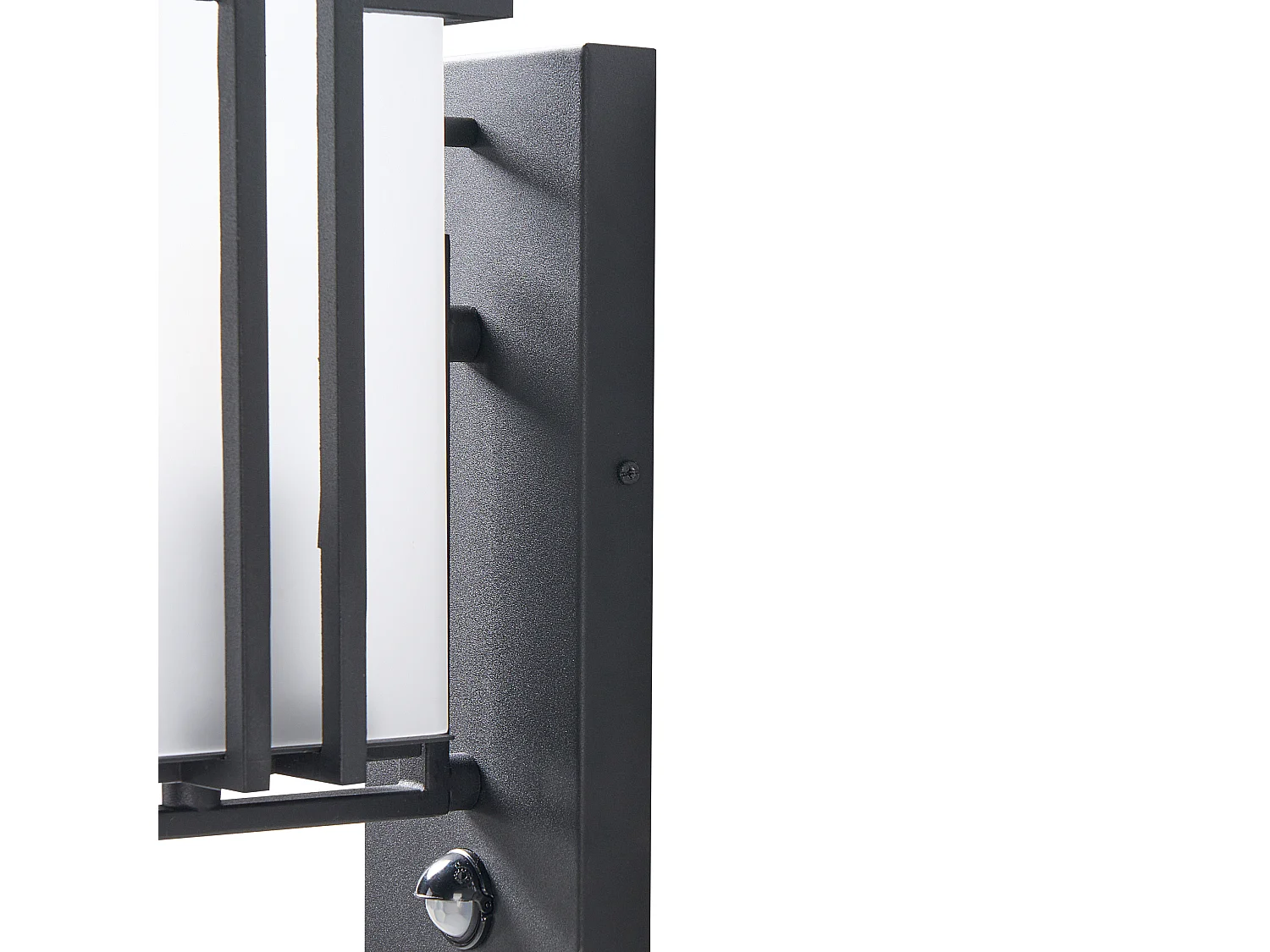 Applique a per esterni COWIE 28 cm con sensore di movimento Nero