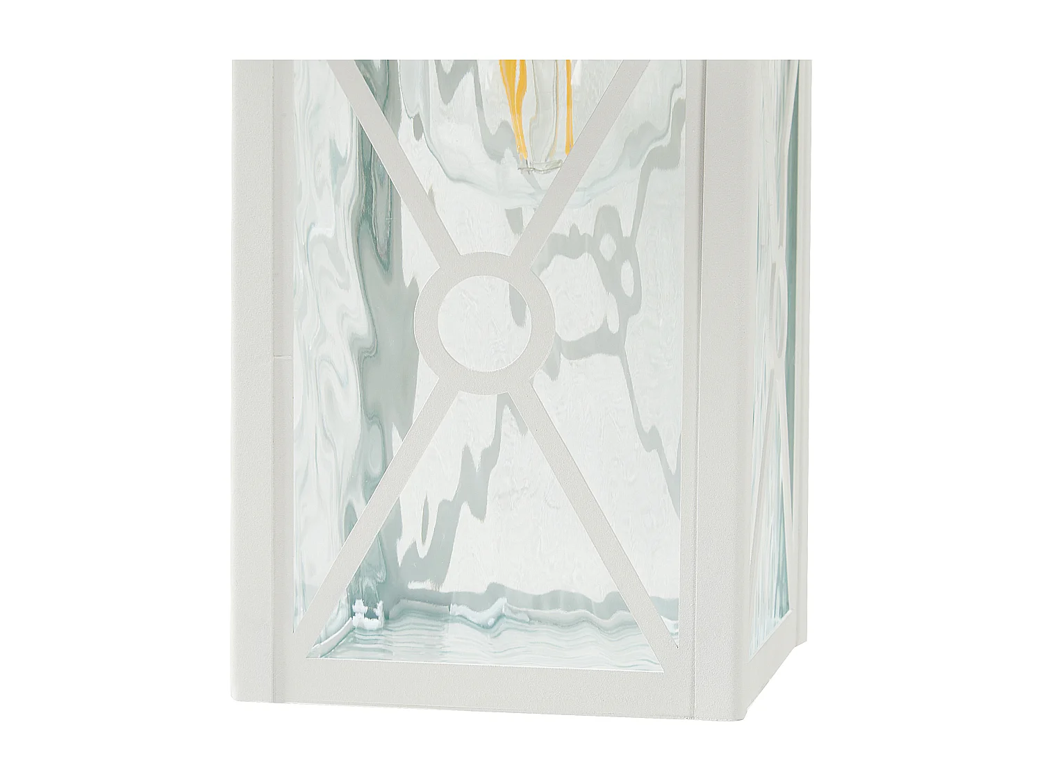 Lampa ścienna ogrodowa FINDON Biały