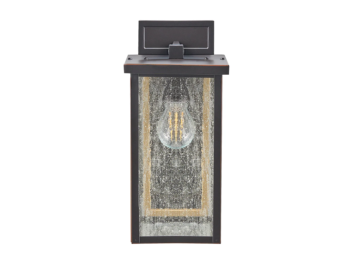 Lampa ścienna ogrodowa GALA Z czujnikiem ruchu Czarny