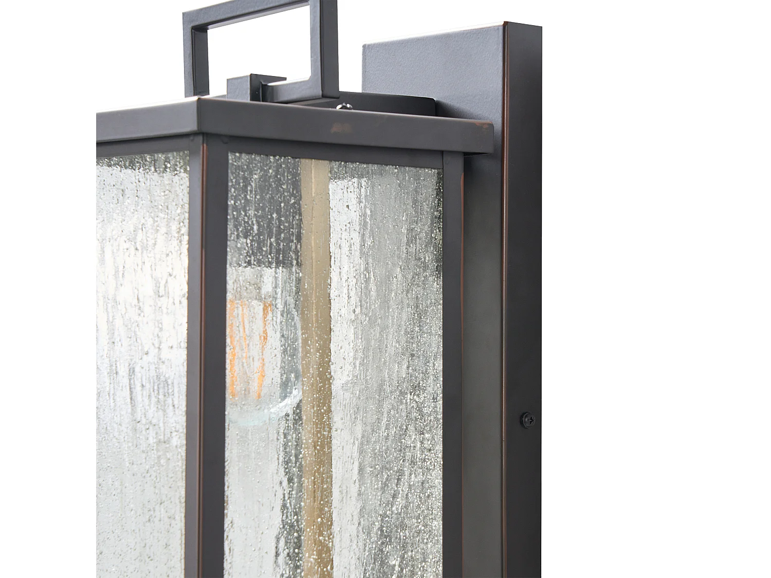 Lampa ścienna ogrodowa GALA Z czujnikiem ruchu Czarny