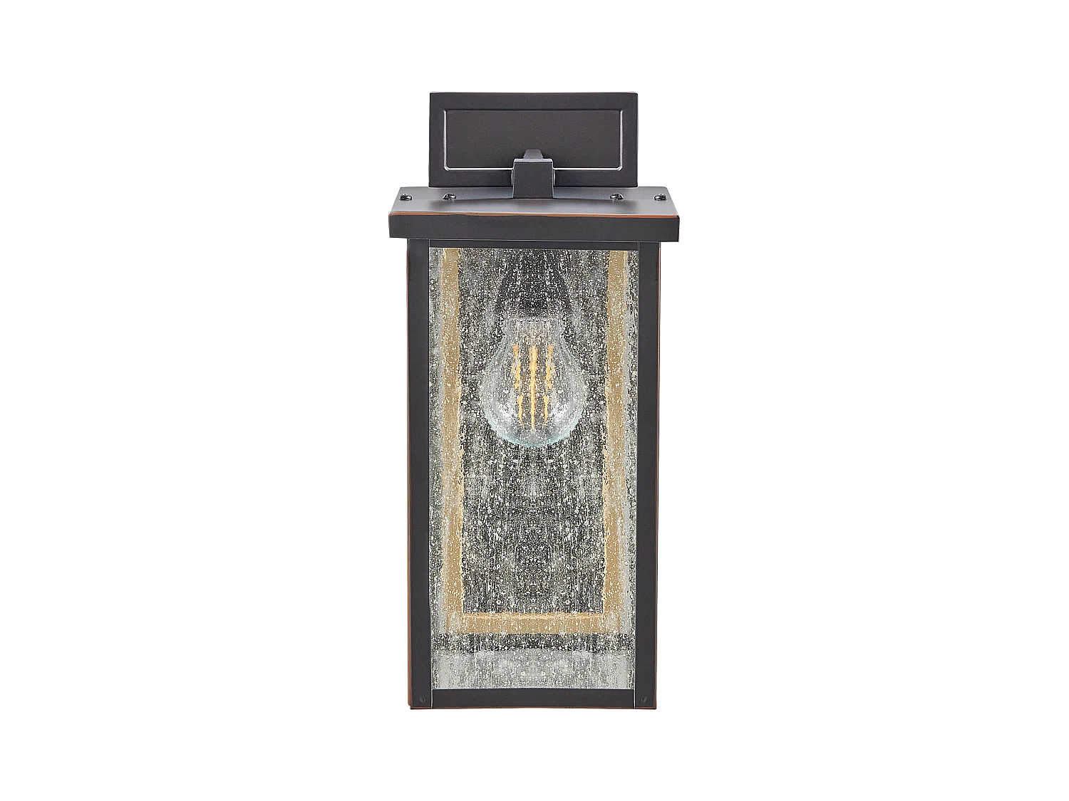 Lampe murale pour l'extérieur GALA Avec détecteur de mouvement Noir