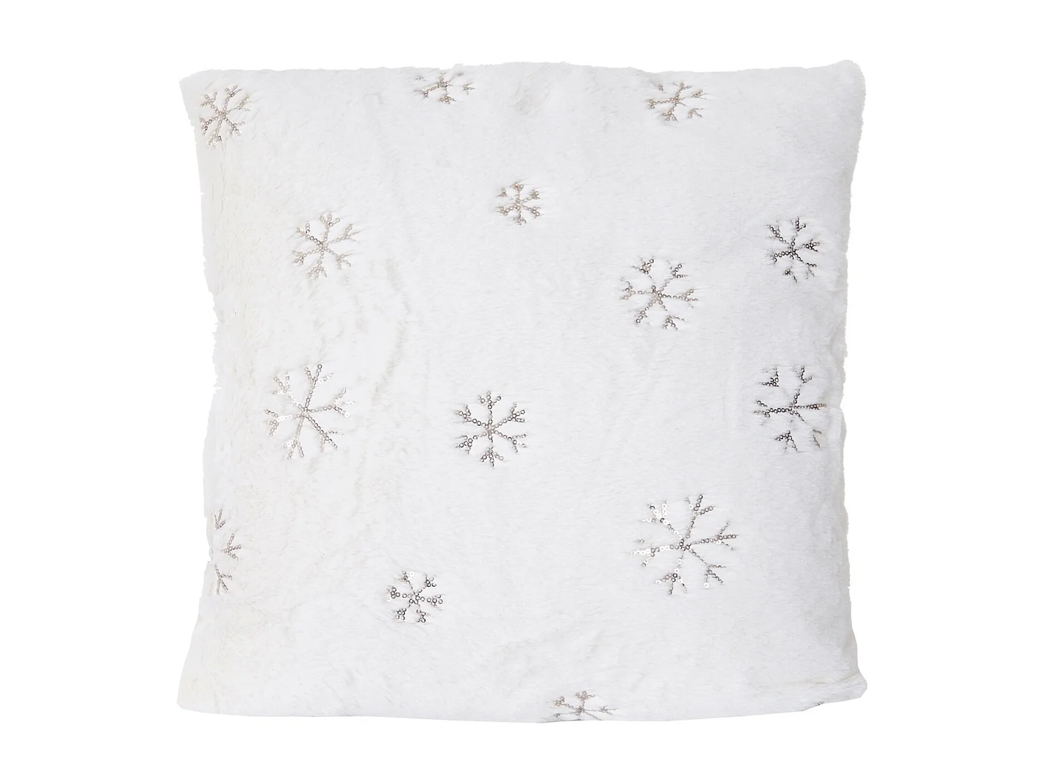 Woonplaid + sierkussen Sneeuw (2-delig)