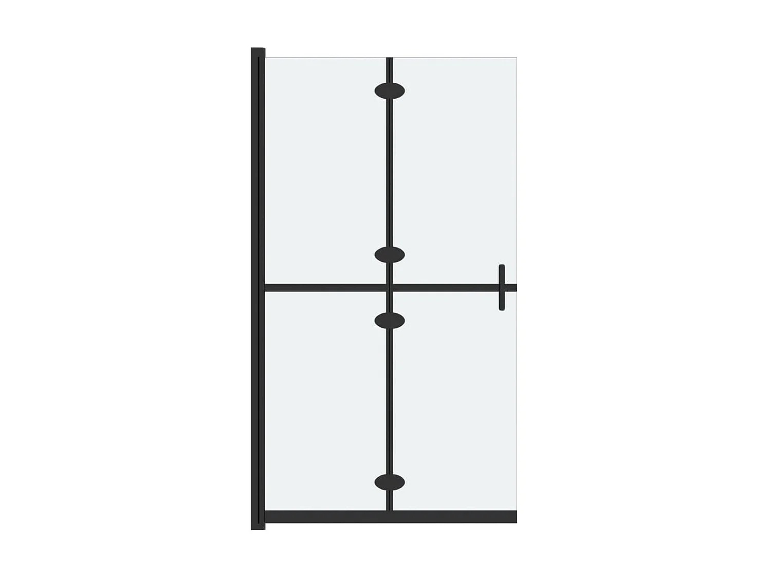 Divisória chuveiro dobrável 90x190 cm vidro fosco ESG PT693570