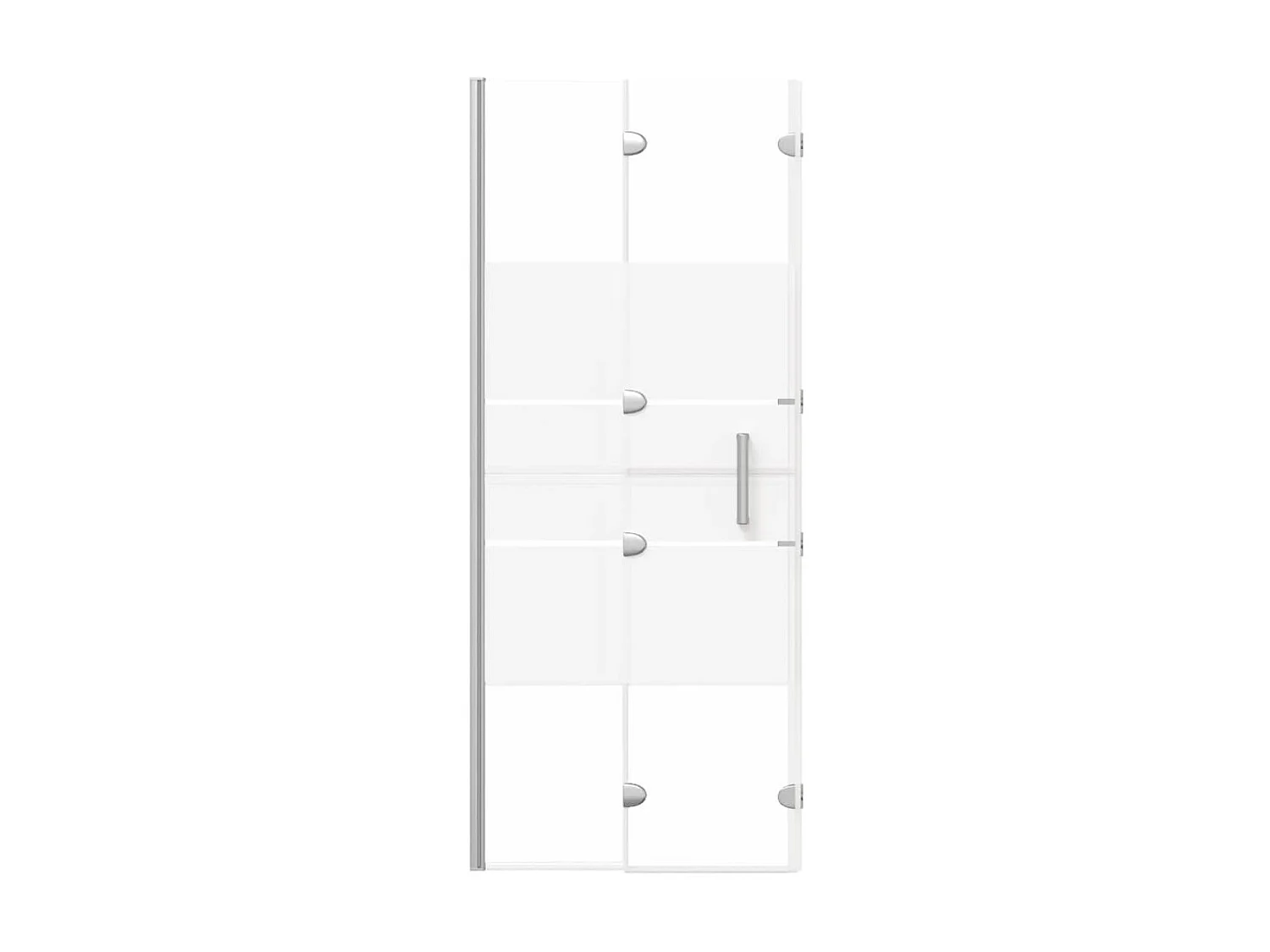 Paroi de douche pliable ESG 120x140 cm Blanc WVGQ9249