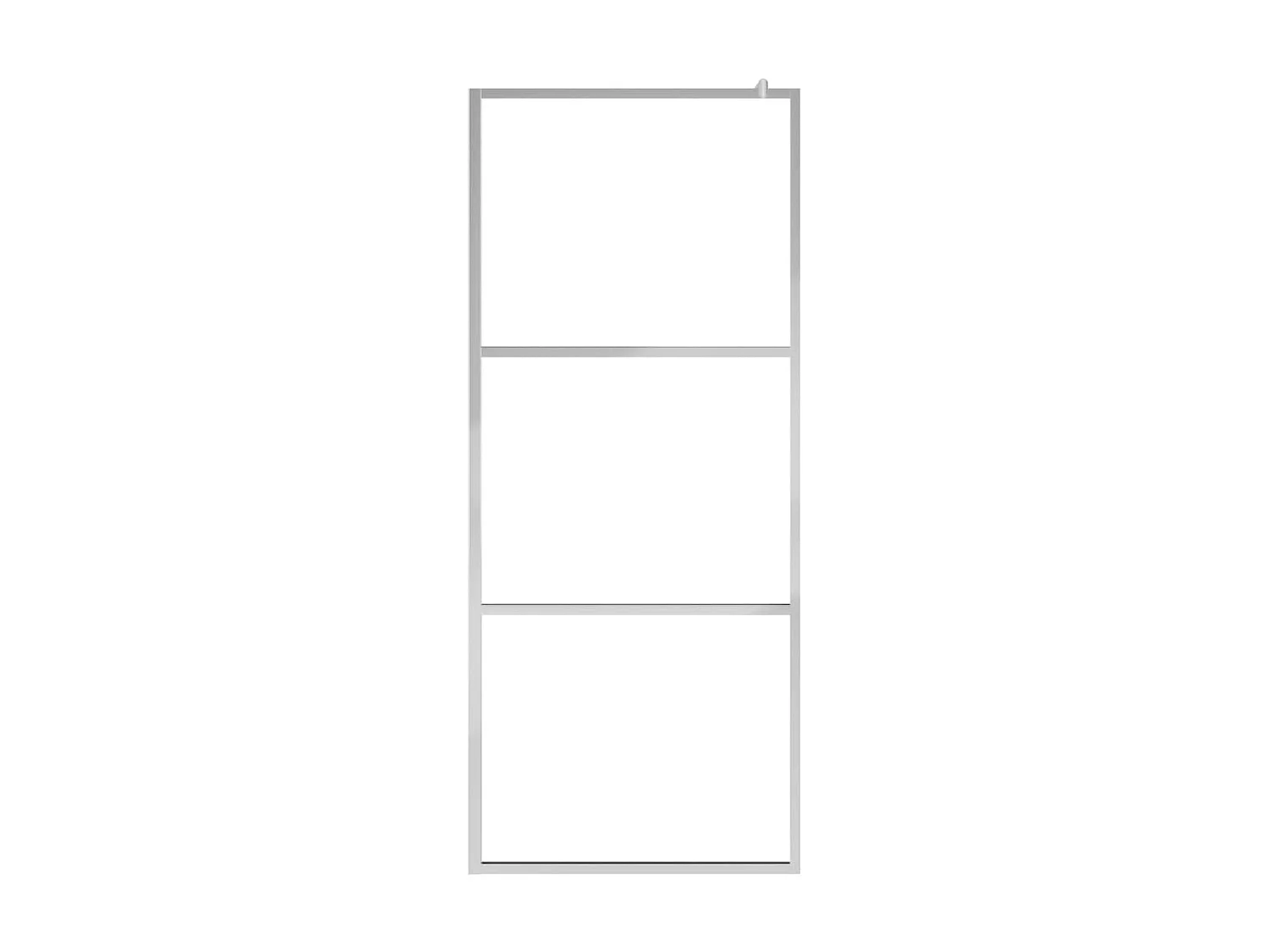 Divisória de chuveiro 90x195 cm vidro fosco ESG PT434424