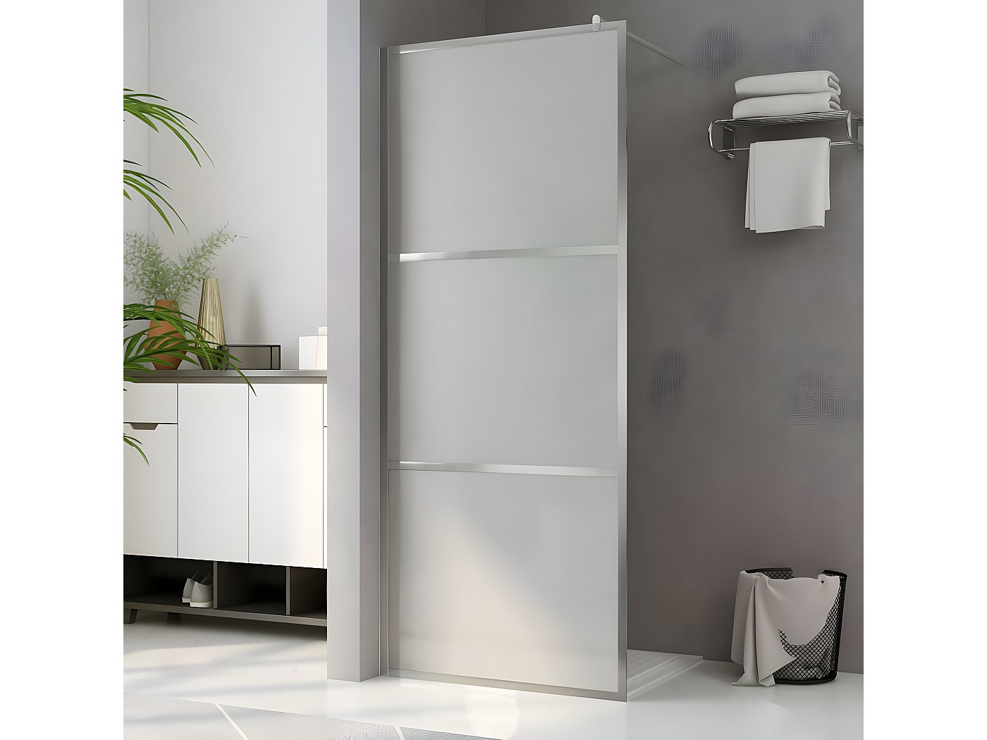Paroi De Douche En Verre Dépoli