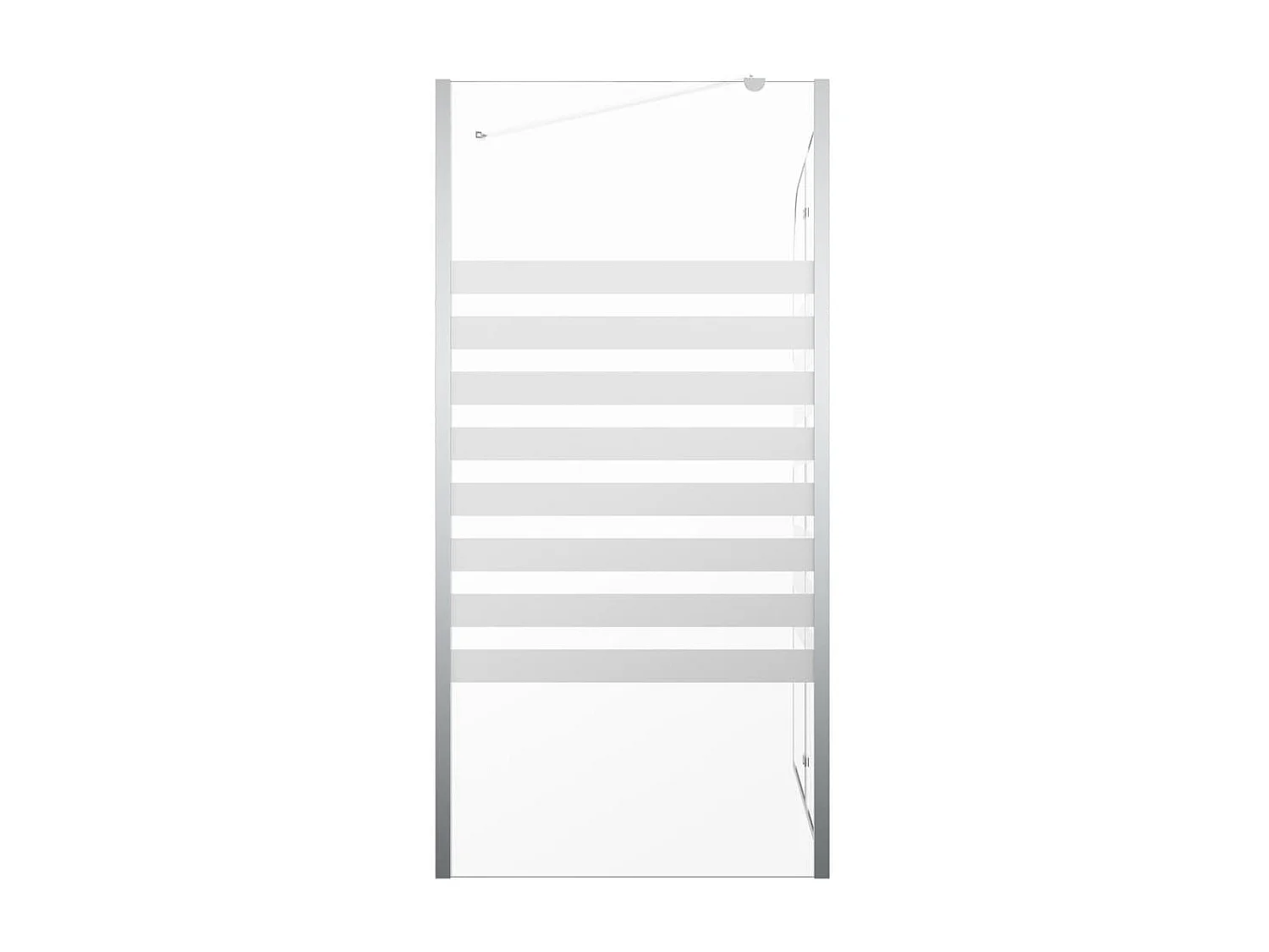 Enclos de bain 120x68x130 cm verre trempé rayures WVGQ8132