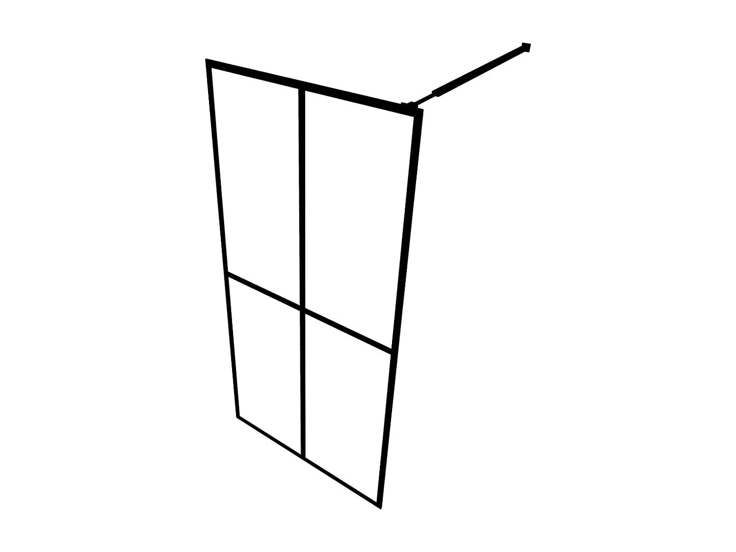 Paroi de douche Verre trempé dépoli 90x195 cm WVGQ8173