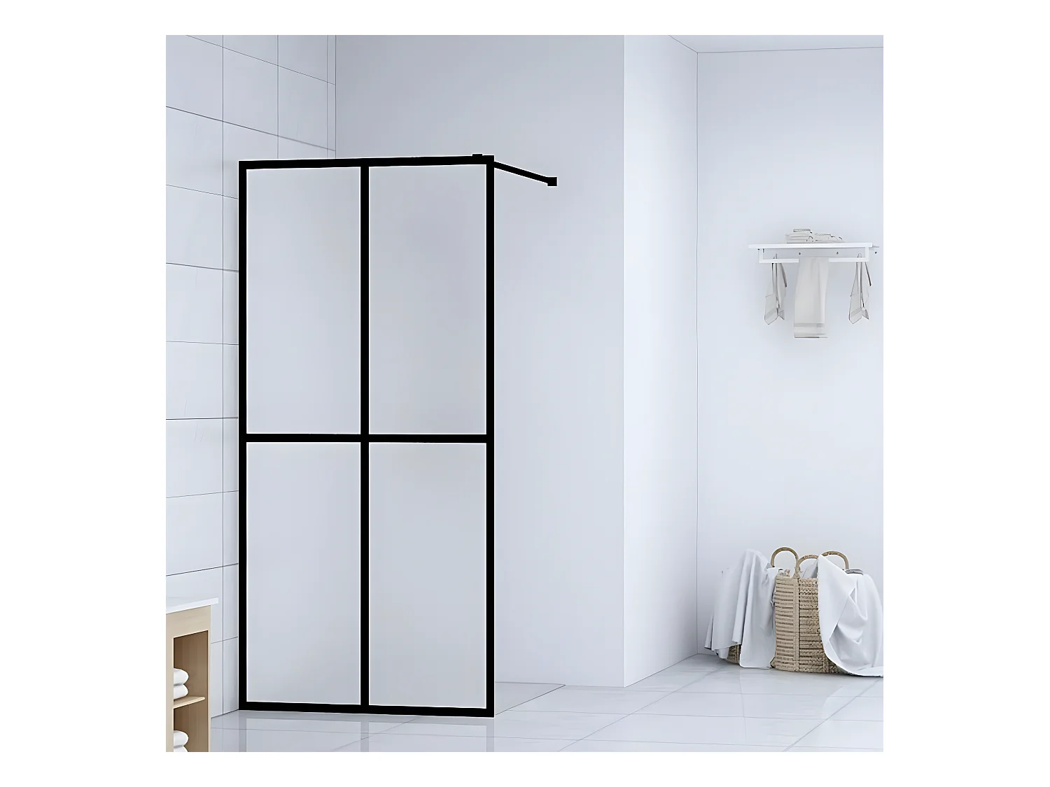 Paroi de douche Verre trempé dépoli 90x195 cm WVGQ8173