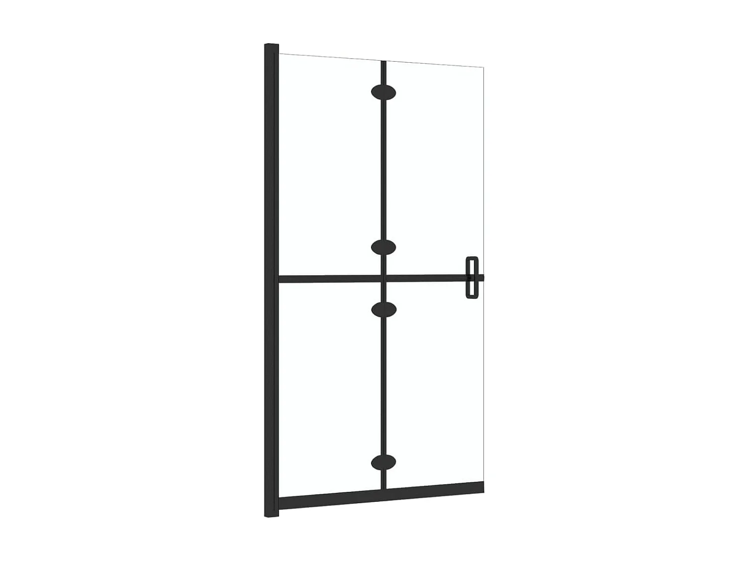 Paroi de douche pliable Verre ESG transparent 110x190 cm WVGQ5565
