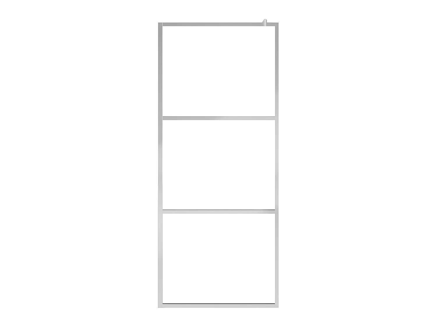 Divisória de chuveiro 90x195 cm vidro transparente ESG PT742483