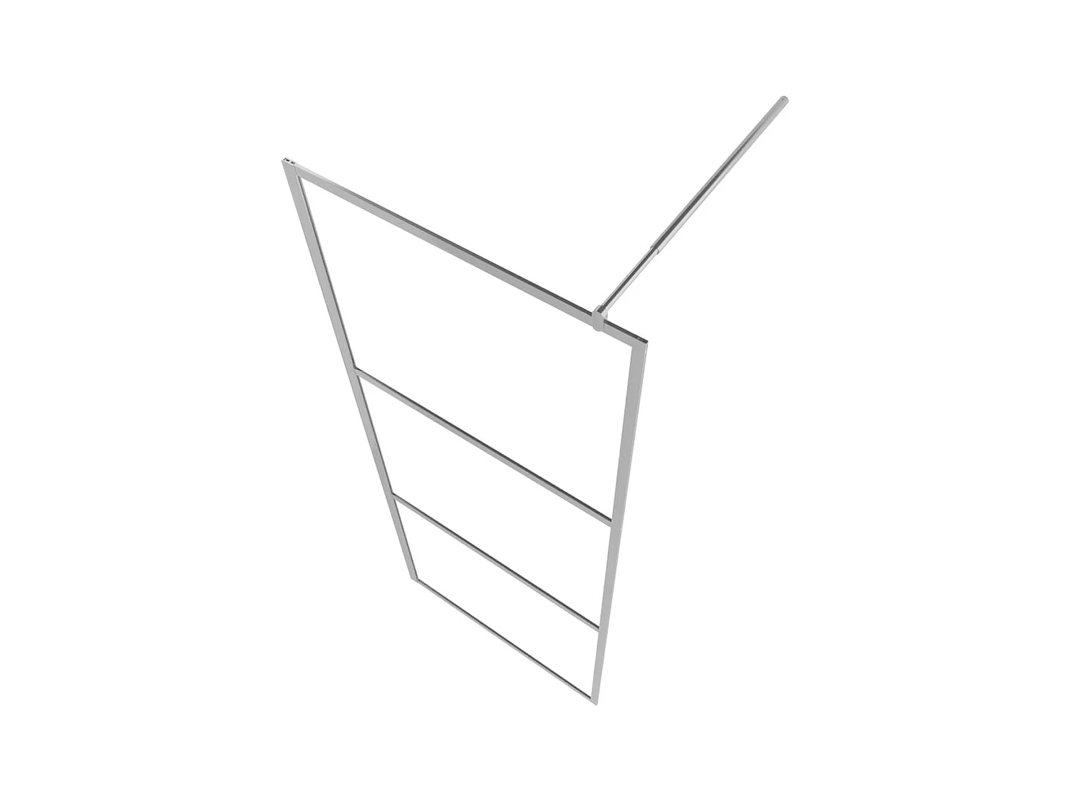 Divisória de chuveiro 90x195 cm vidro transparente ESG PT742483