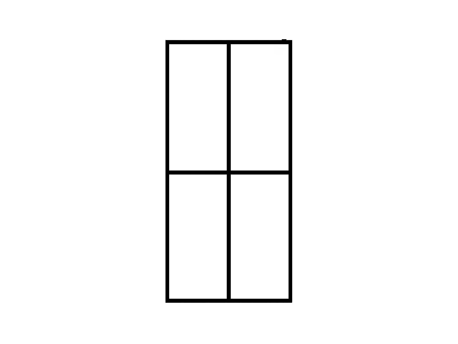 Paroi de douche Verre trempé dépoli 80x195 cm WVGQ4871