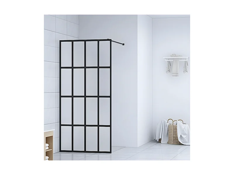 Paroi de douche Verre trempé dépoli 100x195 cm WVGQ2973