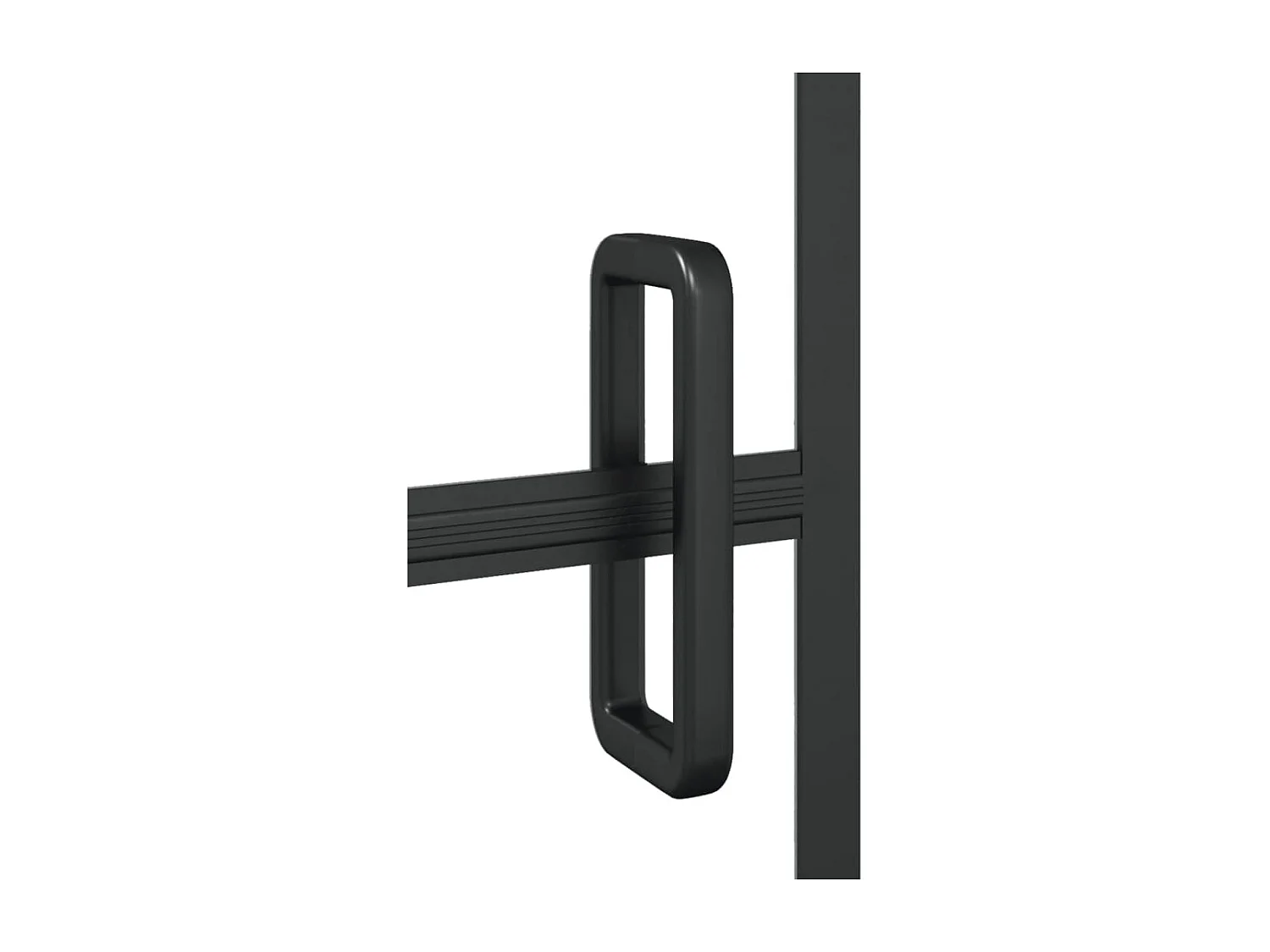 Paroi de douche ESG 116x140 cm Noir WVGQ9821