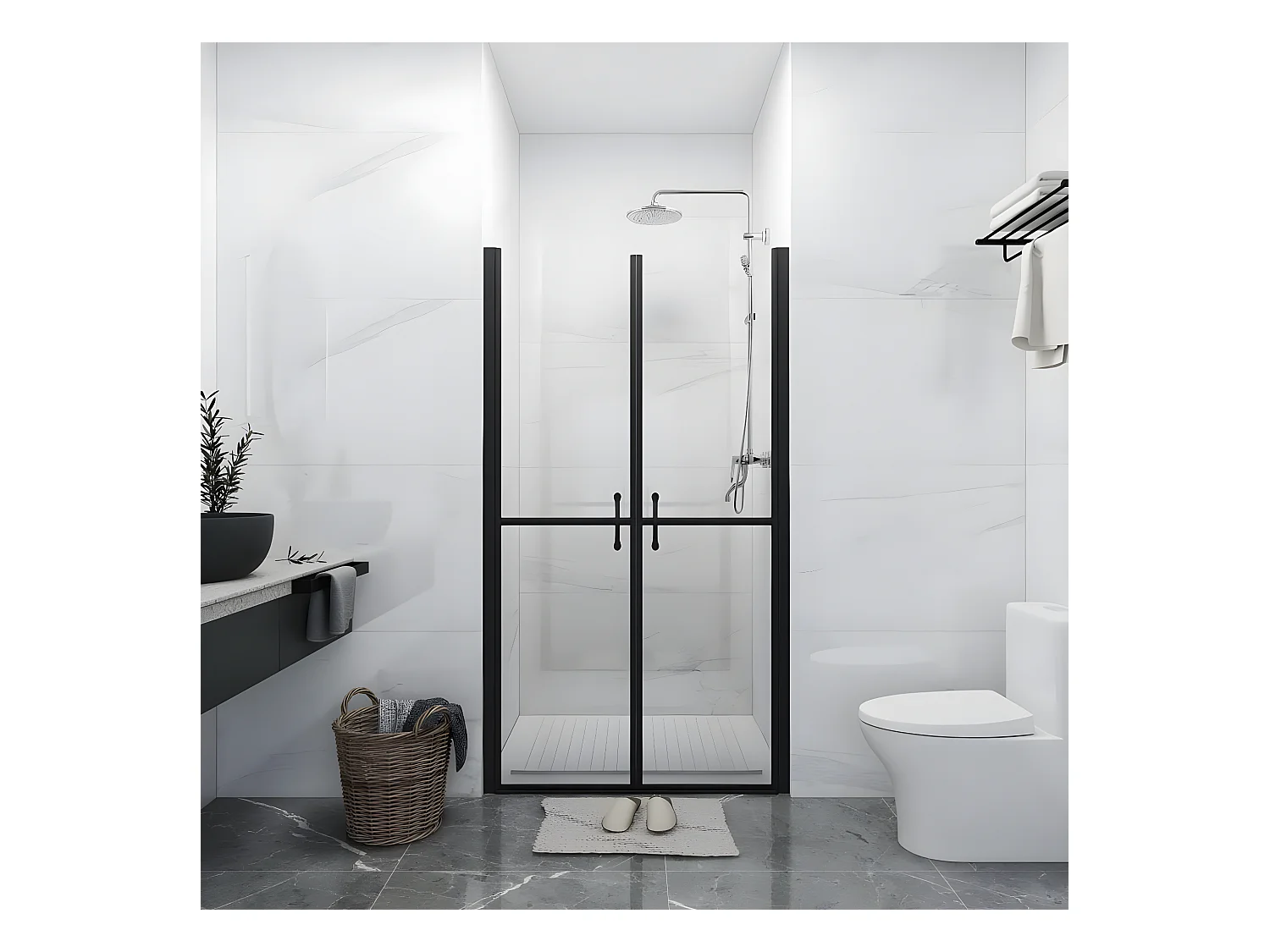Porte de douche ESG transparent (68-71)x190 cm WVGQ8341
