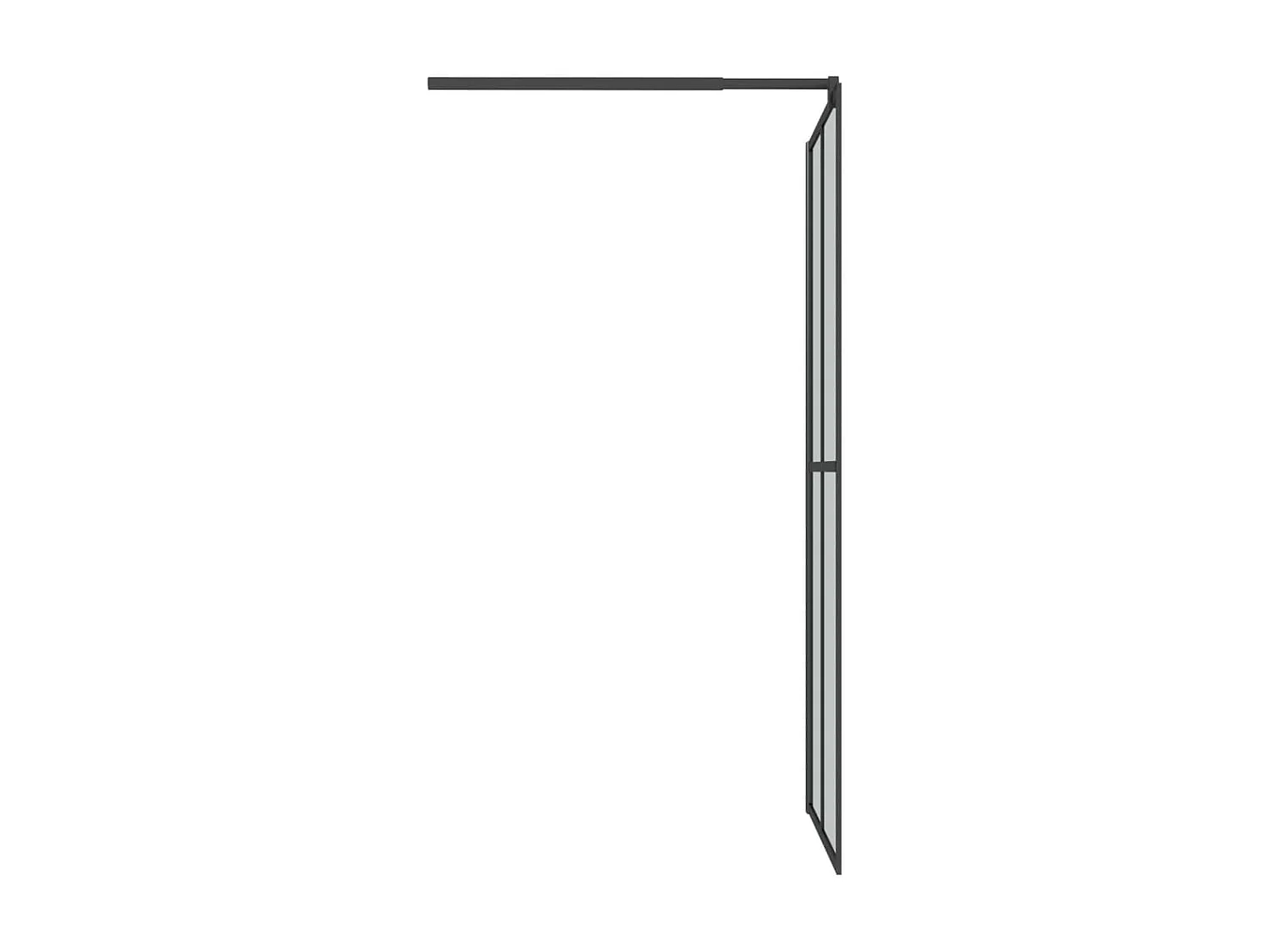 Paroi de douche 80x195 cm Verre trempé foncé  WVGQ1900