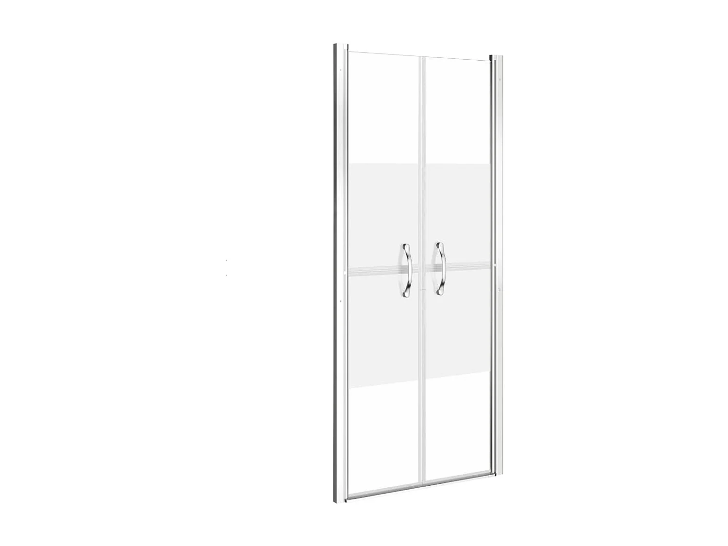 Mampara de ducha ESG medio esmerilado 101x190 cm ES66321