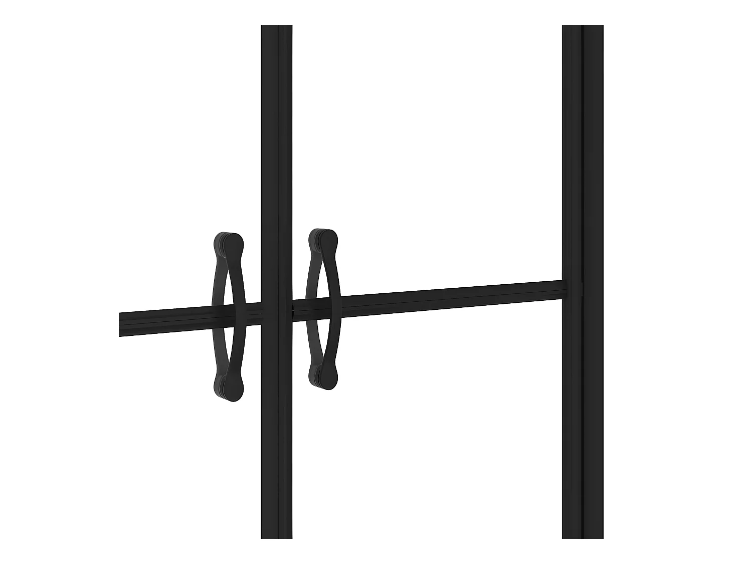 Mampara de ducha transparente (78-81)x190 cm ES66379