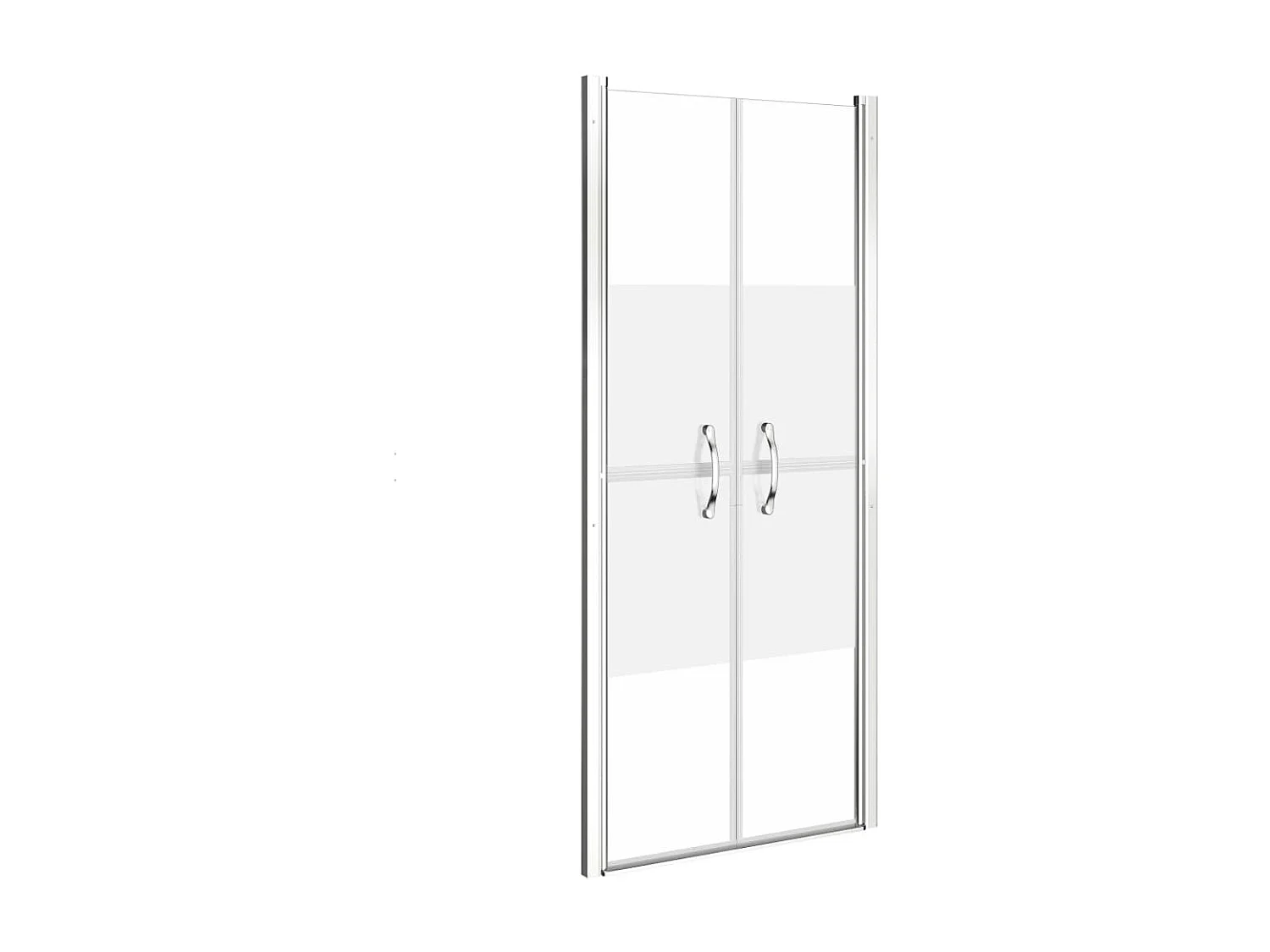 Mampara de ducha ESG medio esmerilado 71x190 cm ES66380