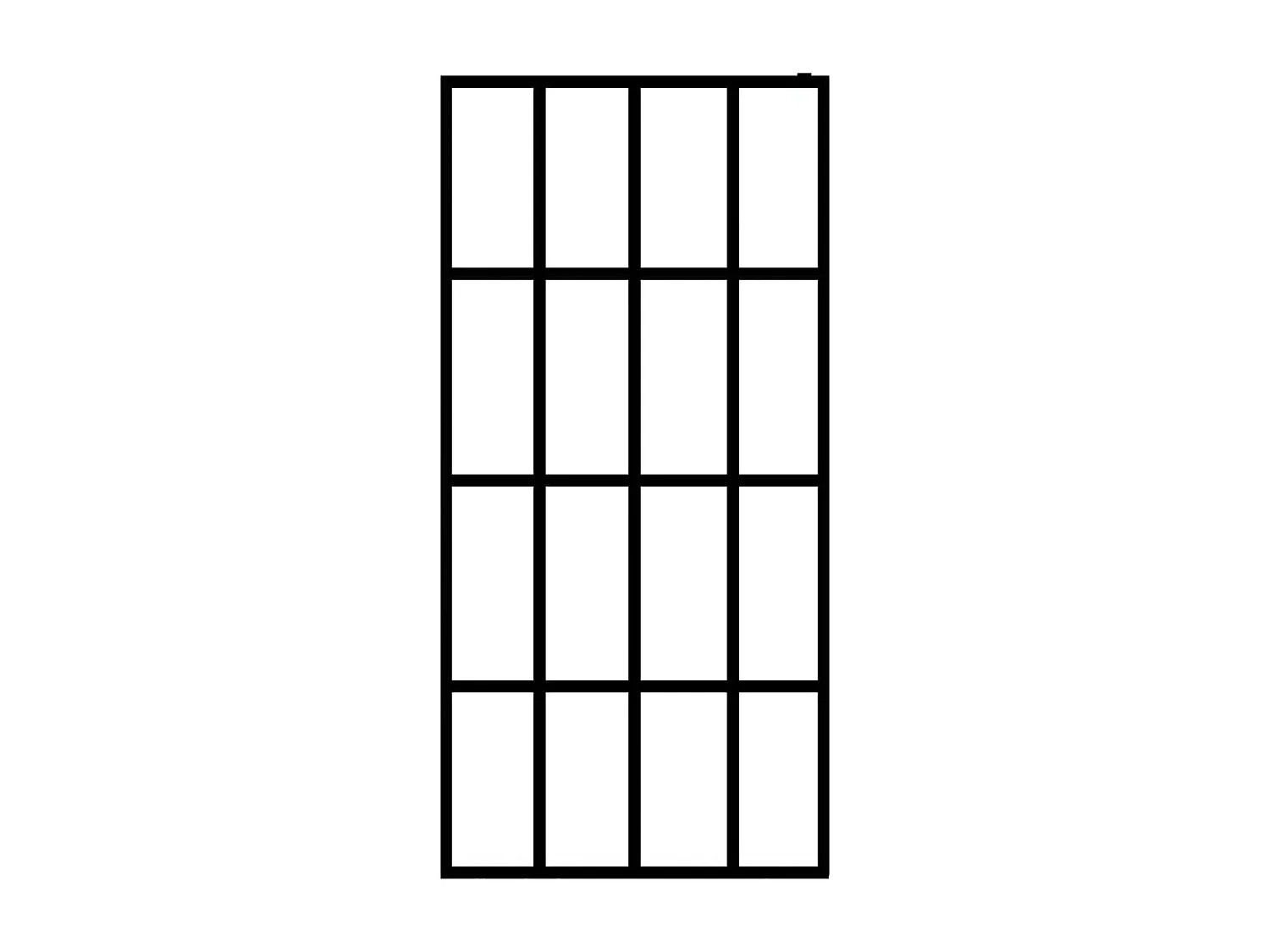 Paroi de douche Verre trempé dépoli 140x195 cm WVGQ7003