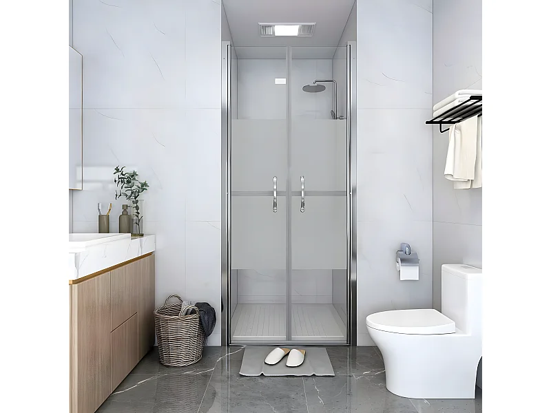 Porte de douche ESG demi-dépoli 76x190 cm WVGQ9051