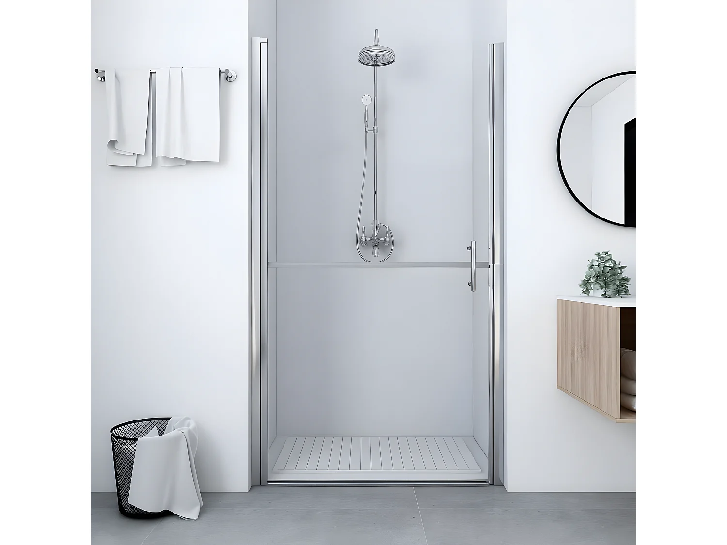 Porta de chuveiro vidro temperado 91x195 cm PT225365