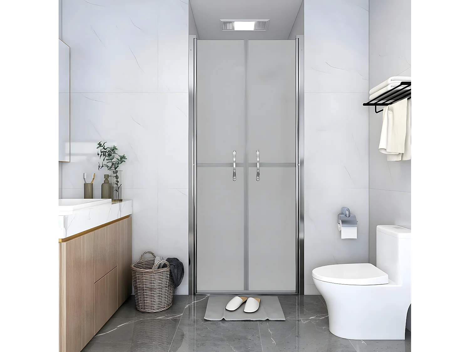 Porte de douche ESG dépoli 81x190 cm WVGQ9873