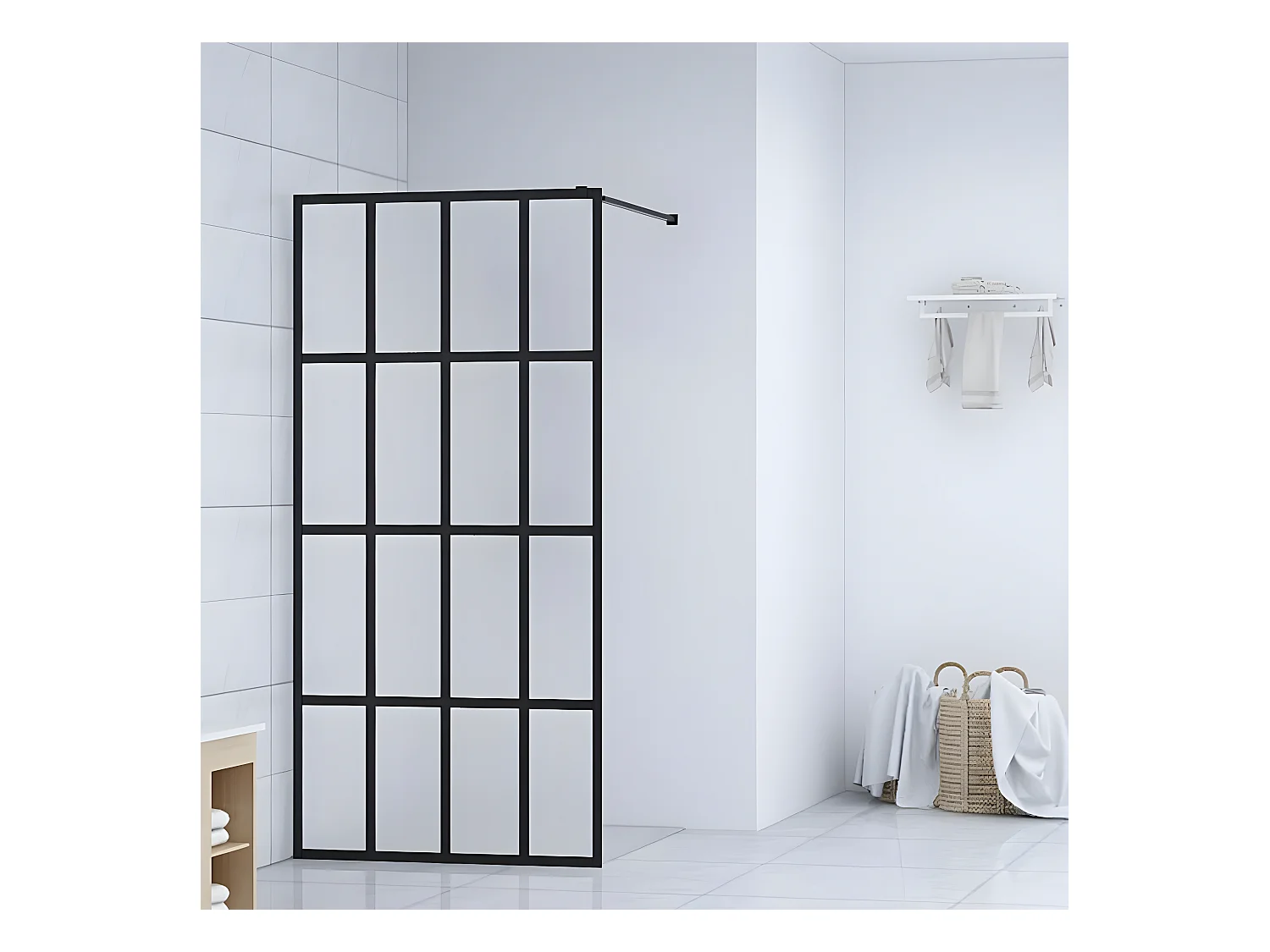 Paroi de douche Verre trempé dépoli 80x195 cm WVGQ1911
