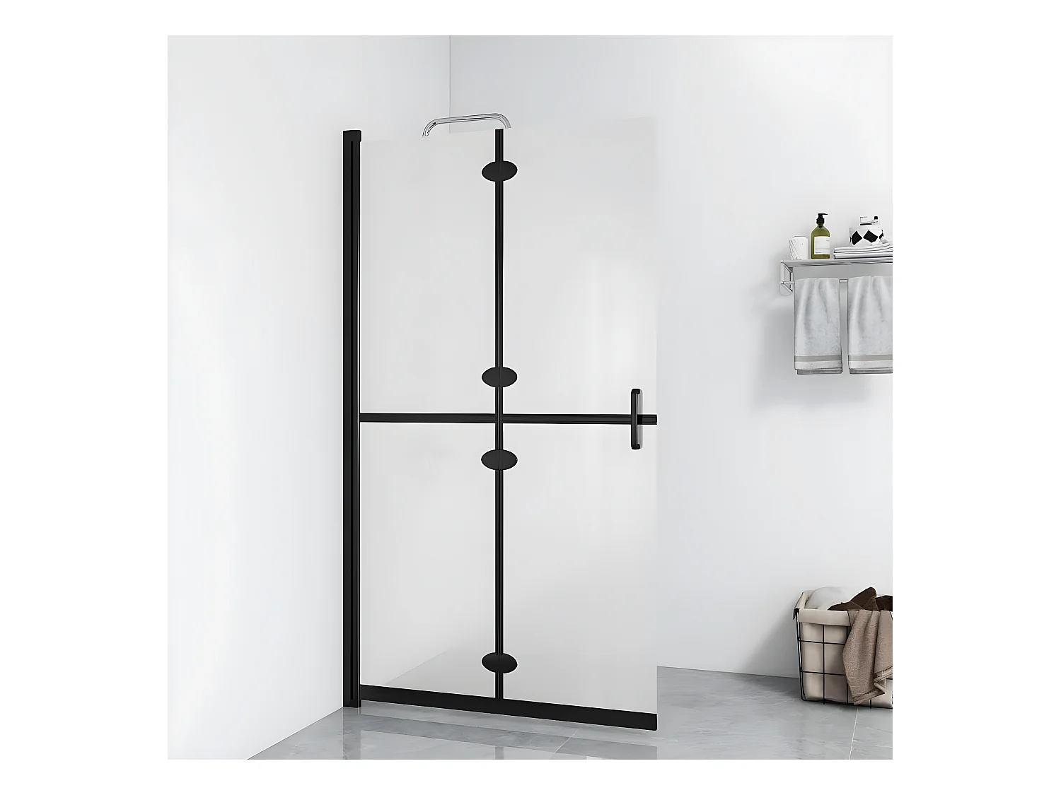 Paroi de douche pliable Verre ESG dépoli 120x190 cm WVGQ8133