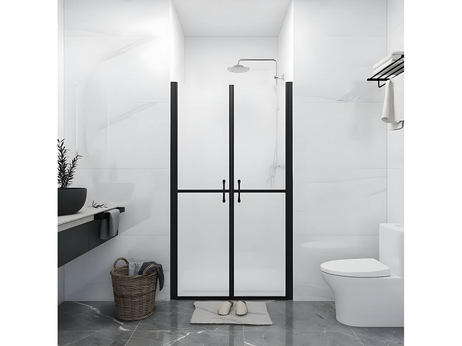 Porta de duche ESG opaco (93-96)x190 cm PT432120