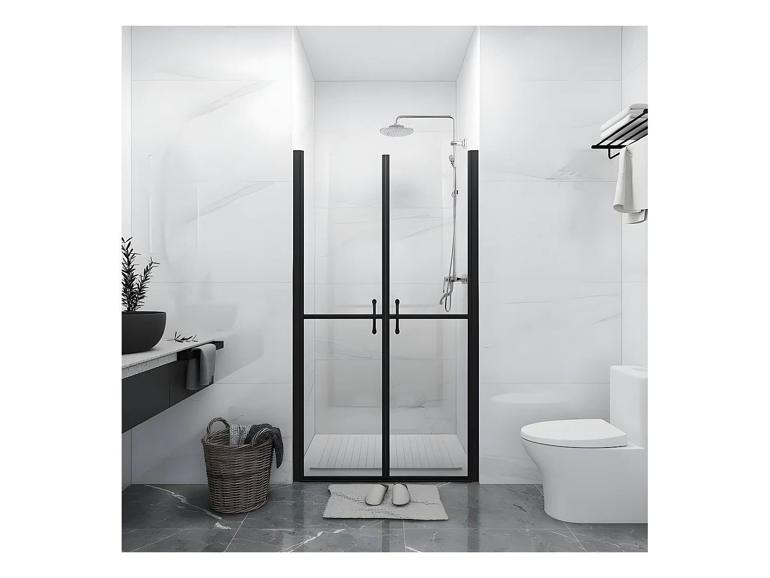 Porte de douche ESG transparent (88-91)x190 cm WVGQ9462