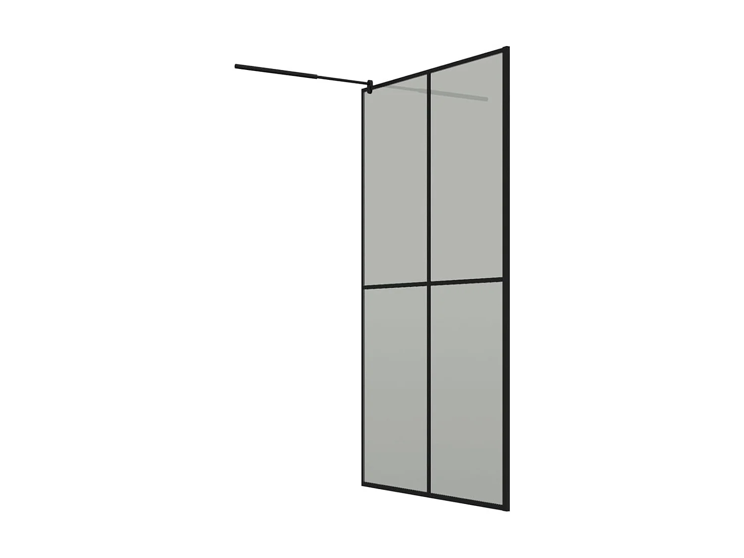 Paroi de douche 118x190 cm Verre trempé foncé  WVGQ2196