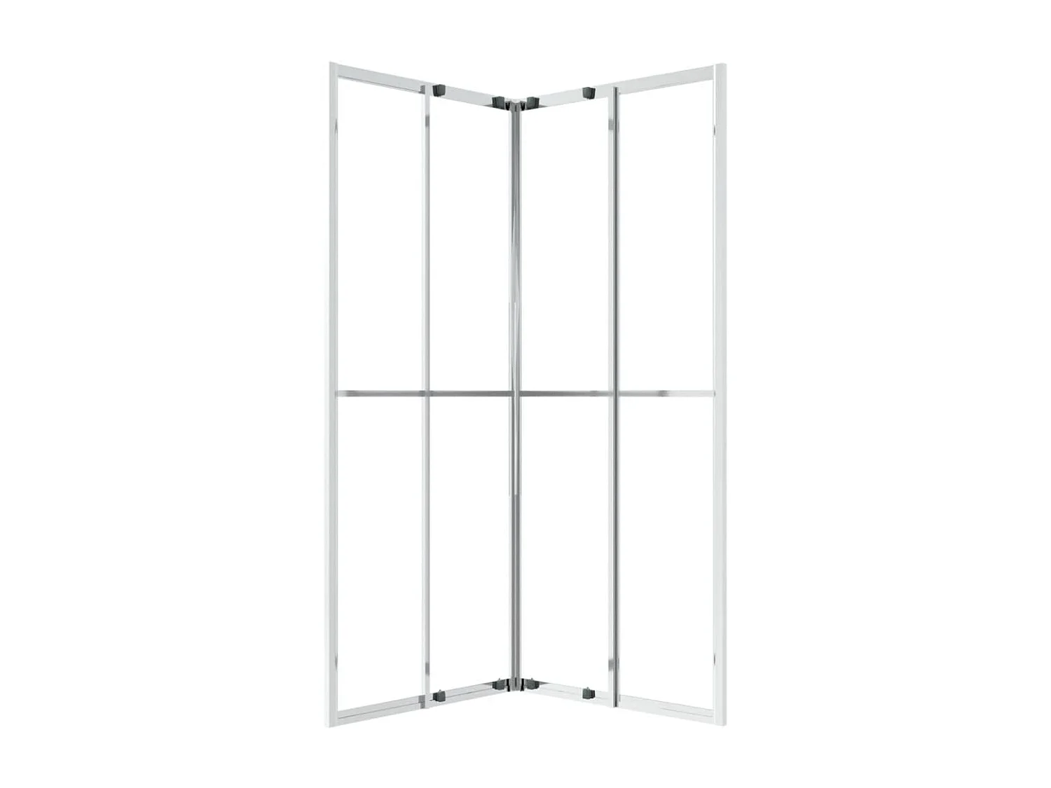 Mampara de ducha ESG 80x80x180 cm ES66477