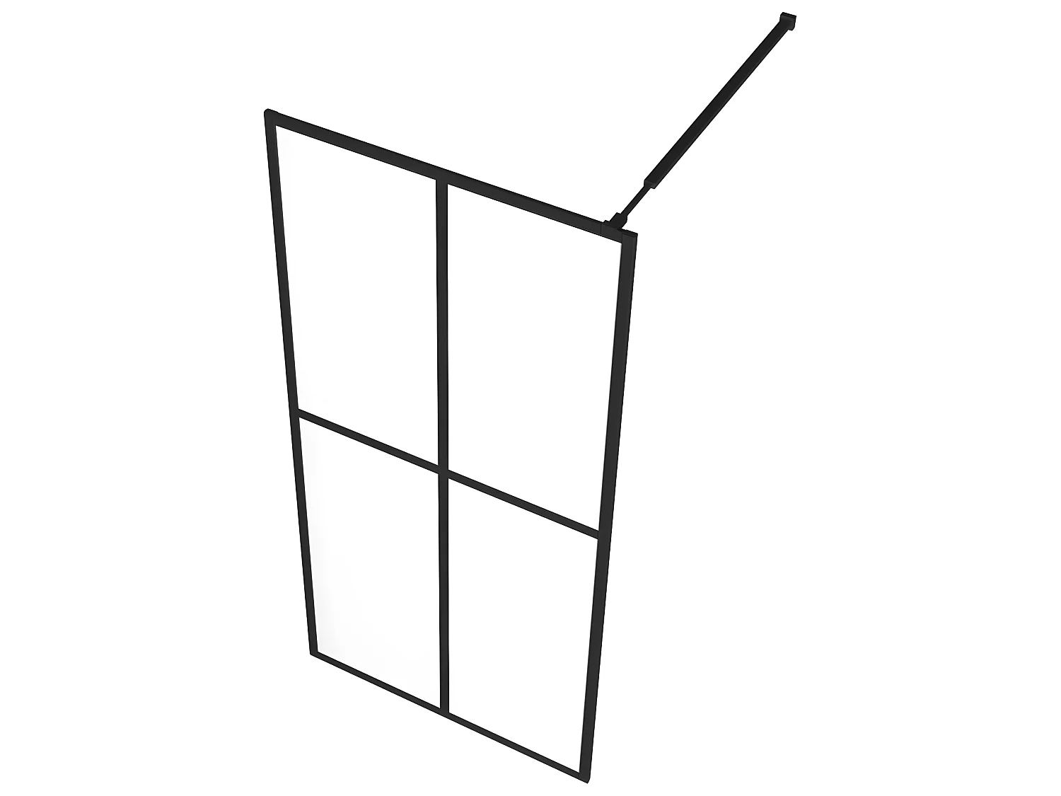 Paroi de douche Verre trempé transparent 118x190 cm WVGQ1190